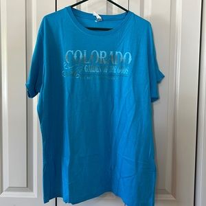 Colorado Garden of the Gods souvenir t-shirt, 2XL